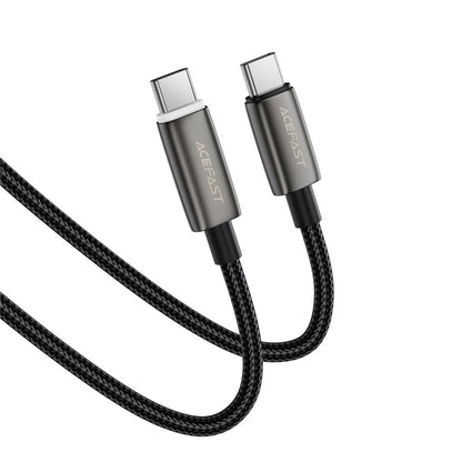 Kabl za prenos podataka i punjenje USB-C - USB-C Acefast C23-03, 60W, 1.2m, Crni