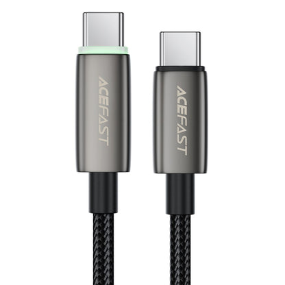 Kabl za prenos podataka i punjenje USB-C - USB-C Acefast C23-03, 60W, 1.2m, Crni