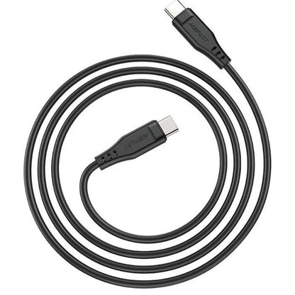 Kabl za prenos podataka i punjenje USB-C - USB-C Acefast C3-03, 60W, 1.2m, Crni