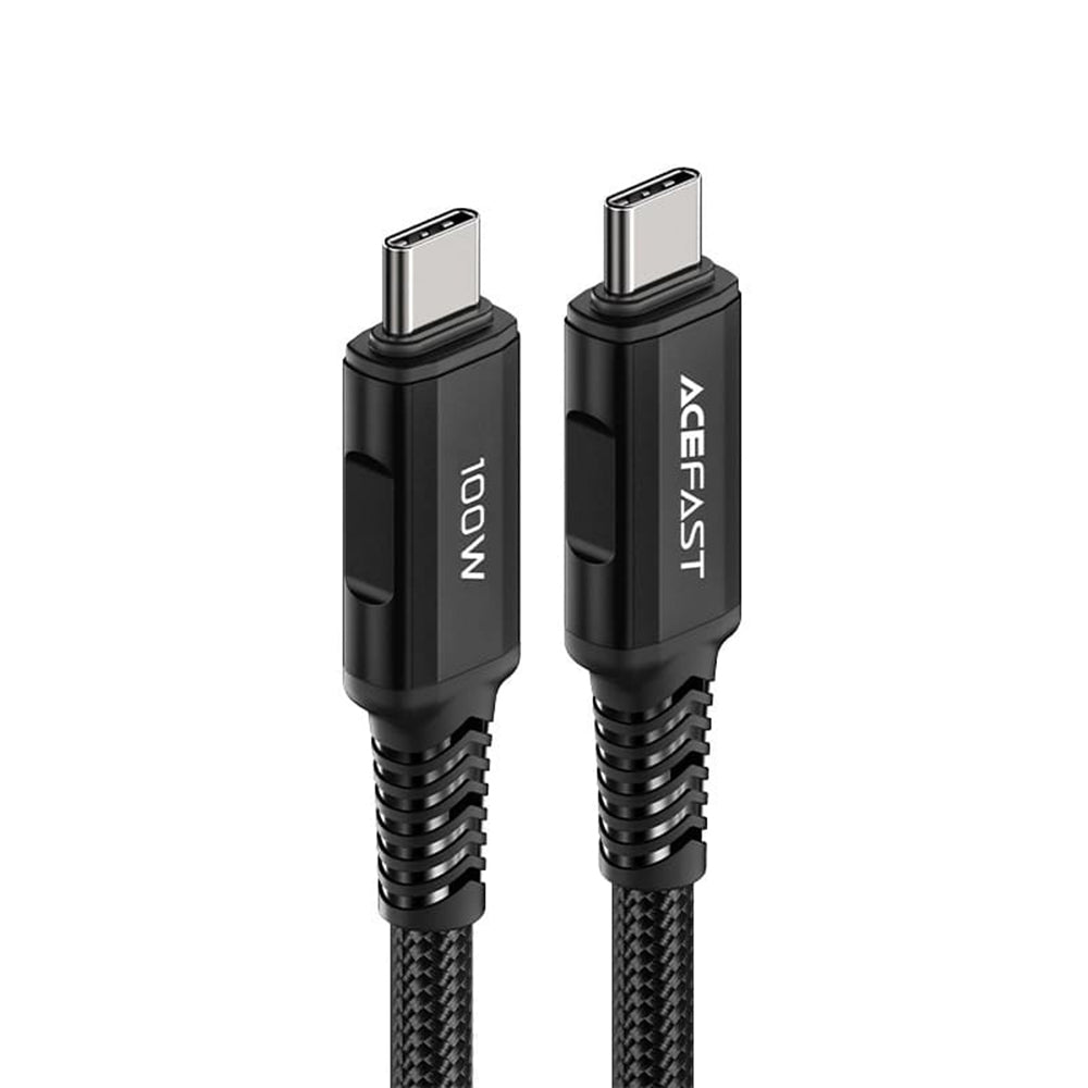 Kabl za prenos podataka i punjenje USB-C - USB-C Acefast C4-03, 100W, 2m, Crni