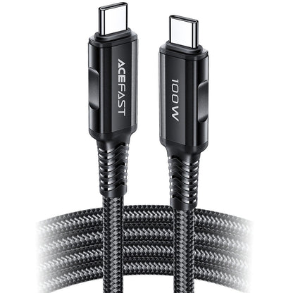 Kabl za prenos podataka i punjenje USB-C - USB-C Acefast C4-03, 100W, 2m, Crni