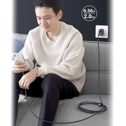 Kabl za prenos podataka i punjenje USB-C - USB-C Acefast C4-03, 100W, 2m, Crni