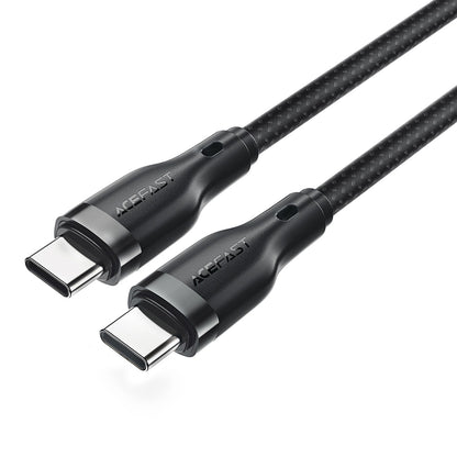 Kabl za prenos podataka i punjenje USB-C - USB-C Acefast C8-03, 60W, 1.2m, Crni