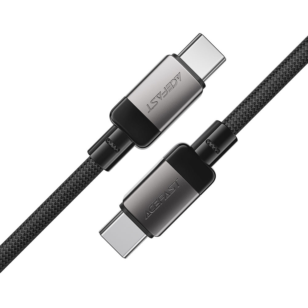 Kabl za podatke i punjenje USB-C - USB-C Acefast C9-03, 60W, 1.2m, Crni