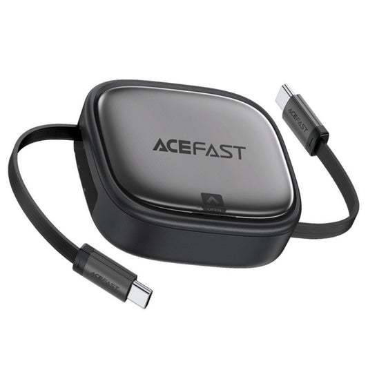 Kabl za prenos podataka i punjenje USB-C - USB-C Acefast Travel J3, 60W, 0.95m, Crni