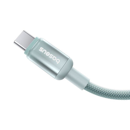 Kabl za Podatke i Punjenje USB-C - USB-C Baseus Discolor, 100W, 2m, Plavo Zelen E0420703