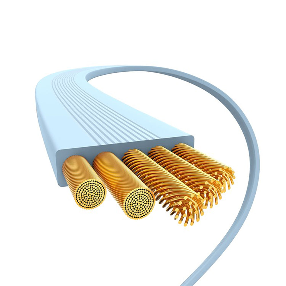 Kabl za prenos podataka i punjenje USB-C - USB-C Baseus Free2Draw Mini Retractable, 100W, 1m, Plavi P10364500311-00