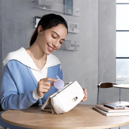 Kabl za prenos podataka i punjenje USB-C - USB-C Baseus Free2Pull Mini Retractable, 60W, 1m, Ljubičasti P10364500511-01