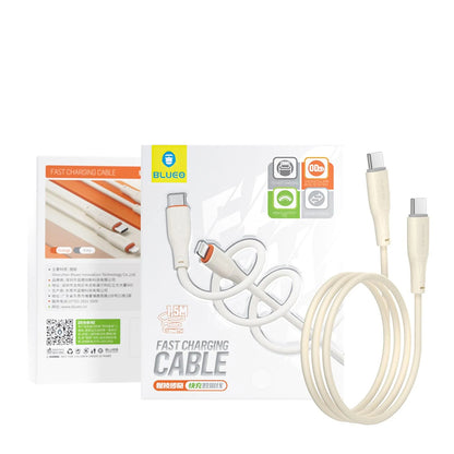 Kabl za prenos podataka i punjenje USB-C - USB-C Blueo Ape Legend, 100W, 1.5m, Sivi