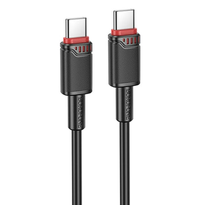 Kabl za Podatke i Punjenje USB-C - USB-C Borofone BX110 Beneficio, 60W, 1m, Crni
