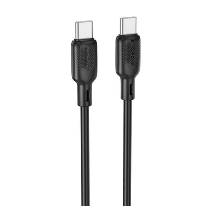 Kabl za prenos podataka i punjenje USB-C - USB-C Borofone BX113 Lenny, 60W, 2m, Crni