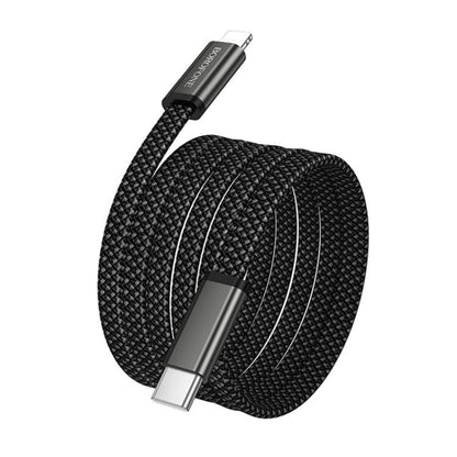 USB-C - USB-C kabl za prenos podataka i punjenje Borofone BX124 Peace, 30W, 1m, Crni