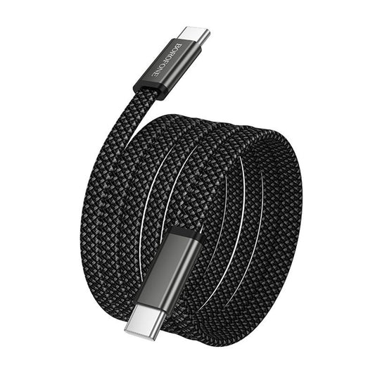USB-C - USB-C kabl za podatke i punjenje Borofone BX124 Peace, 60W, 1m, Crni