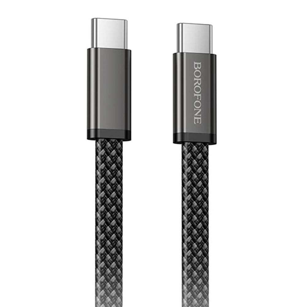 USB-C - USB-C kabl za podatke i punjenje Borofone BX124 Peace, 60W, 1m, Crni