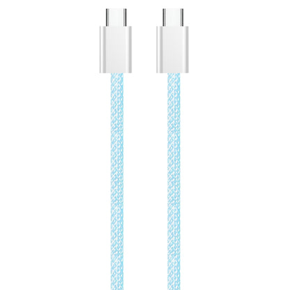Kabl za Prenos Podataka i Punjenje USB-C - USB-C ColorWay CW-CBPDCC061, 60W, 1m, Plavi