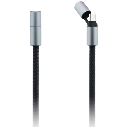 Kabl za prenos podataka i punjenje USB-C - USB-C Karl Lagerfeld Ikonik Charm, 100W, 1.5m, Crni