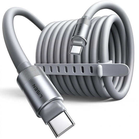 USB-C - USB-C kabl za prenos podataka i punjenje Lisen L115, 100W, 3m, Siva YL0126010031