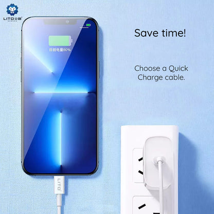 Kabl za podatke i punjenje USB-C - USB-C Lito, 18W, 2m, Beli