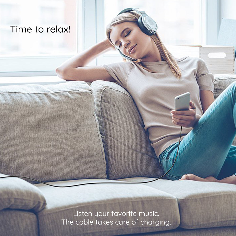 Kabl za podatke i punjenje USB-C - USB-C Lito, 18W, 2m, Beli