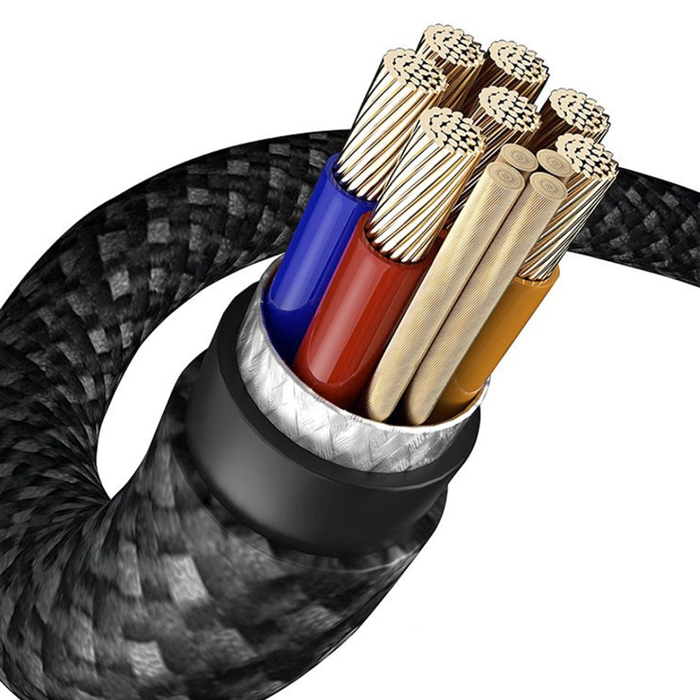 Kabl za podatke i punjenje USB-C - USB-C Lito LD01, 60W, 1.2m, Crni