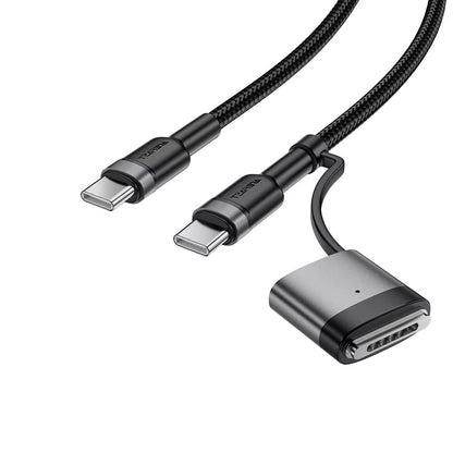 Kabl za punjenje Acefast, USB-C - USB-C / MagSafe 3, 240W, 1.2m, Crni