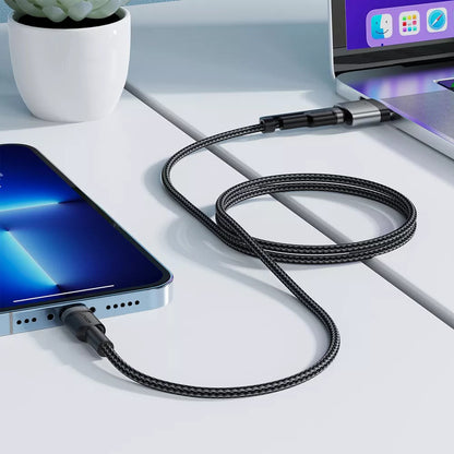 Kabl za punjenje Acefast, USB-C - USB-C / MagSafe 3, 240W, 1.2m, Crni