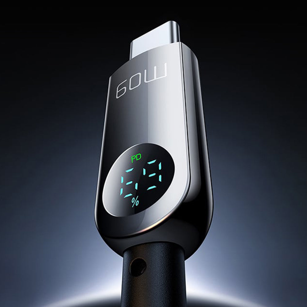 Kabl za podatke i punjenje USB-C - USB-C McDodo CA-4780 Display, 60W, 1.2m, Crni