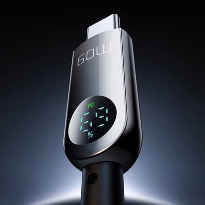 Kabl za podatke i punjenje USB-C - USB-C McDodo CA-4780 Display, 60W, 1.2m, Crni