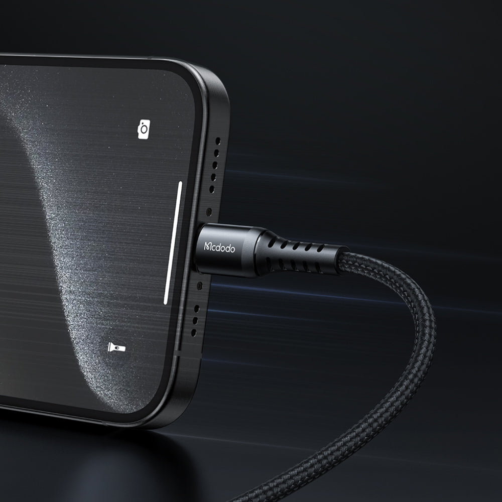 Kabl za podatke i punjenje USB-C - USB-C McDodo CA-5641, 60W, 1m, Crni