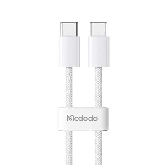 Kabl za prenos podataka i punjenje USB-C - USB-C McDodo CA-5690, 60W, 1m, Beli