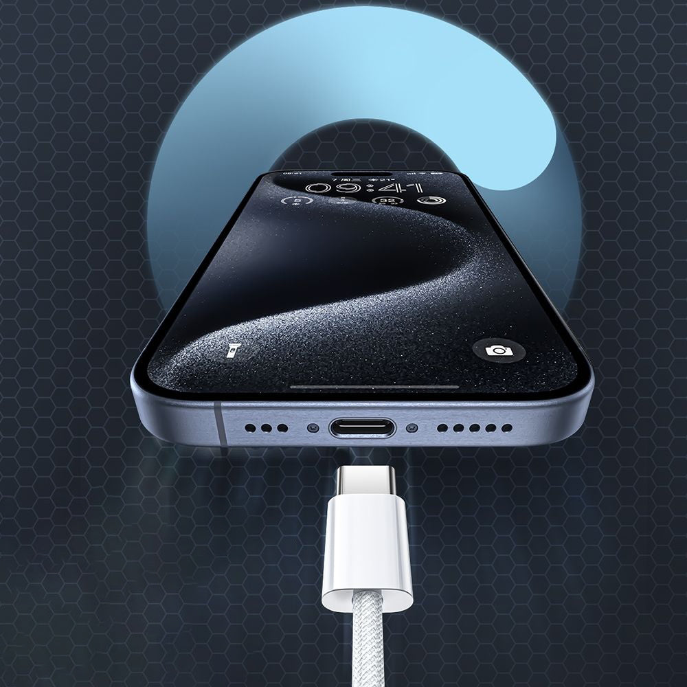 Kabl za prenos podataka i punjenje USB-C - USB-C McDodo CA-5690, 60W, 1m, Beli