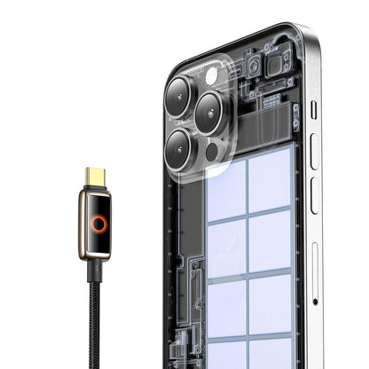 Kabl za podatke i punjenje USB-C - USB-C McDodo CA-6681 Auto Power Off, 100W, 1.2m, Zlatni