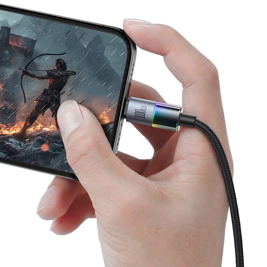 Kabl za podatke i punjenje USB-C - USB-C McDodo CA-8200 Colorful, 100W, 1.2m, Crni