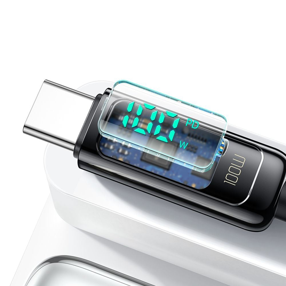 Kabl za Prenos Podataka i Punjenje USB-C - USB-C McDodo CA-8820 Display, 100W, 1.2m, Crni