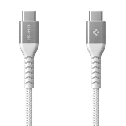Kabl za podatke i punjenje USB-C - USB-C Spigen EB10010CCA, 100W, 1m, Beli ACA11102