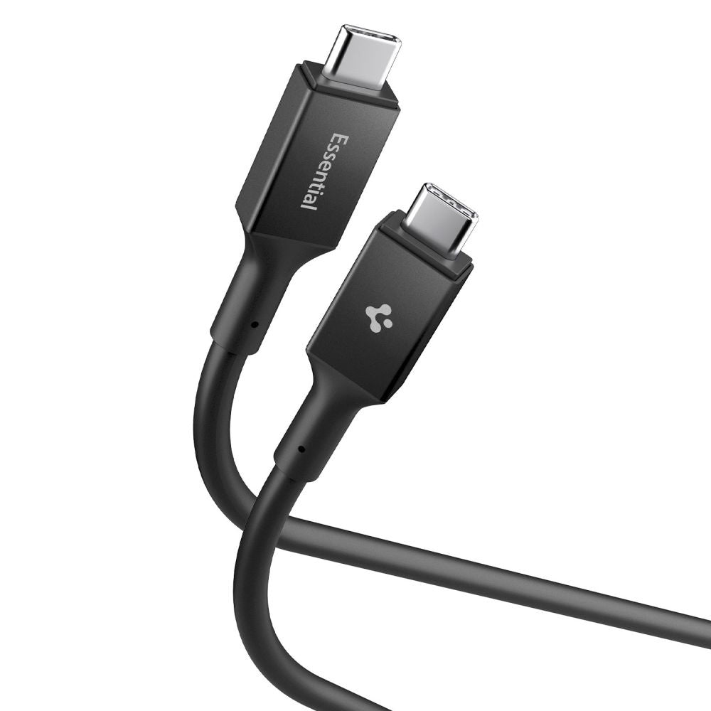 Kabl za prenos podataka i punjenje USB-C - USB-C Spigen EB10020CC, 100W, 2m, Crni ACA09460