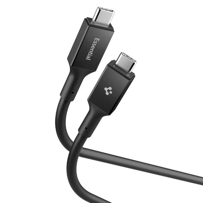 Kabl za prenos podataka i punjenje USB-C - USB-C Spigen EB10020CC, 100W, 2m, Crni ACA09460
