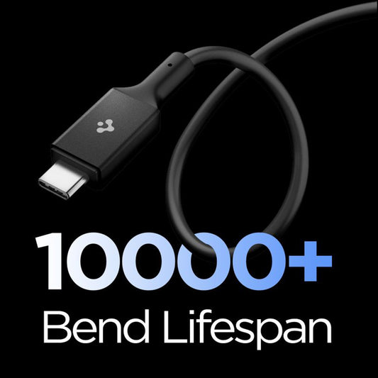 Kabl za prenos podataka i punjenje USB-C - USB-C Spigen EB24012CC, 240W, 1.2m, Crni
