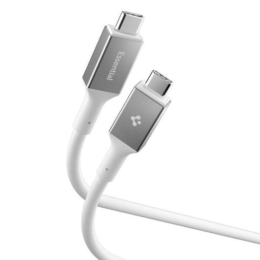 Kabl za prenos podataka i punjenje USB-C - USB-C Spigen EB24015CC, 240W, 1.5m, Beli ACA10422