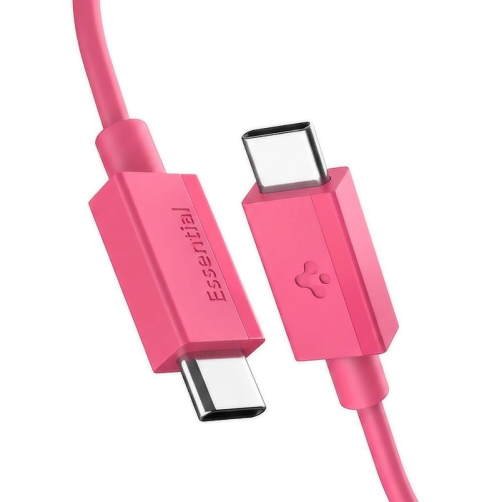 USB-C - USB-C kabl za prenos podataka i punjenje Spigen EB6010CC, 60W, 1m, Roze ACA10414