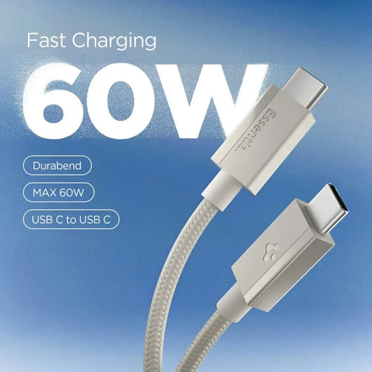 USB-C - USB-C kabl za prenos podataka i punjenje Spigen EB6015CC, 60W, 1.5m, Titan siva ACA10419
