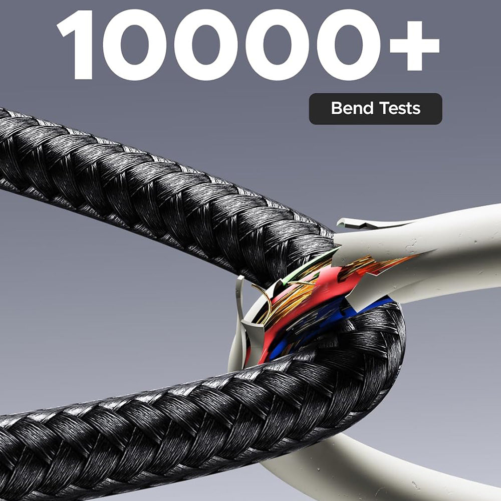 Kabl za prenos podataka i punjenje USB-C - USB-C UGREEN 65866 Display, 240W, 1m, Sivi