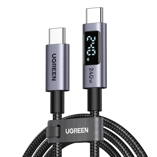 USB-C - USB-C UGREEN 65867 Display kabl za prenos podataka i punjenje, 240W, 2m, Siva