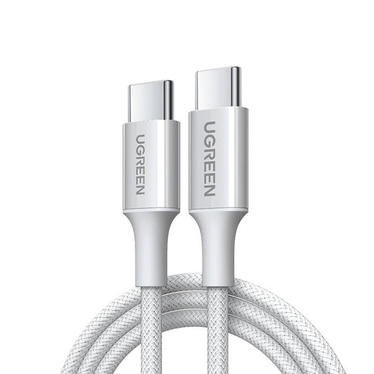 Kabl za podatke i punjenje USB-C - USB-C UGREEN L501, 60W, 2m, Sivi