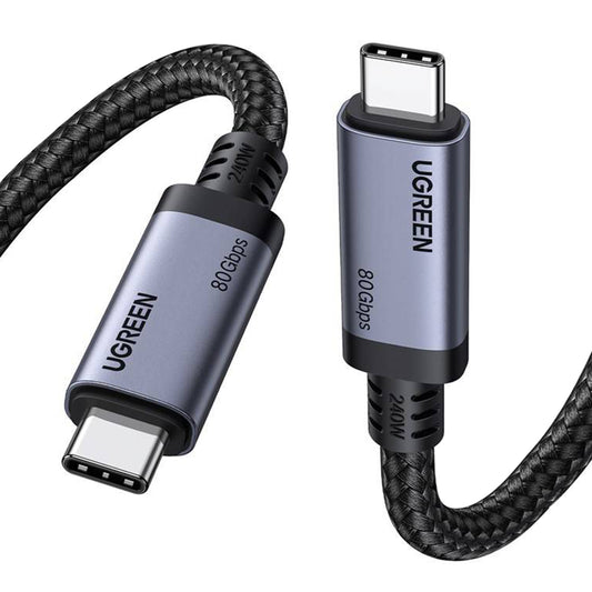 Kabl za Prenos Podataka i Punjenje USB-C - USB-C UGREEN L706 (65383), 240W, 1m, Crni