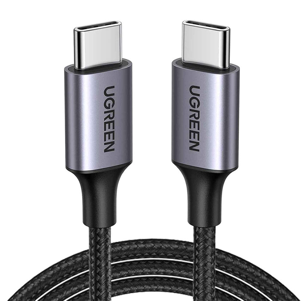USB-C na USB-C kabl za prenos podataka i punjenje UGREEN US261 (50152), 60 W, 2 m, sivi