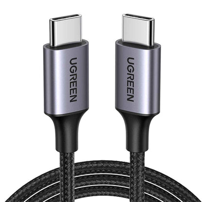 USB-C na USB-C kabl za prenos podataka i punjenje UGREEN US261 (50152), 60 W, 2 m, sivi