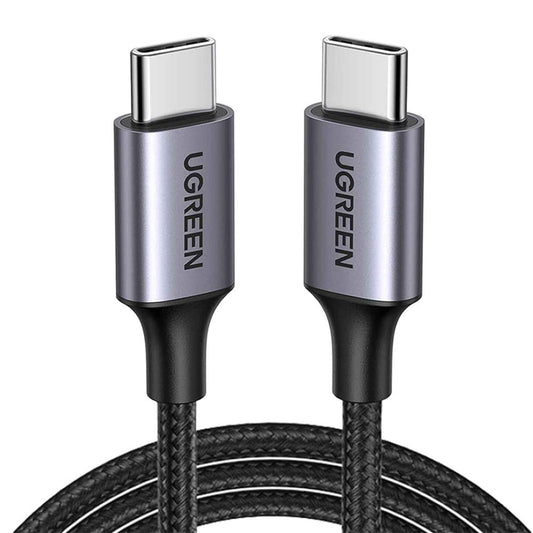 USB-C na USB-C kabl za prenos podataka i punjenje UGREEN US261 (50152), 60 W, 2 m, sivi