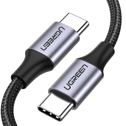 USB-C na USB-C kabl za prenos podataka i punjenje UGREEN US261 (50152), 60 W, 2 m, sivi