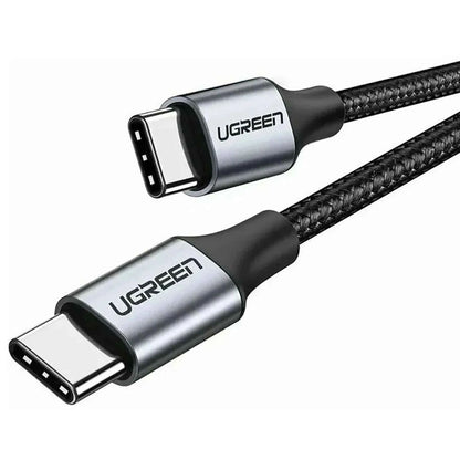 USB-C na USB-C kabl za prenos podataka i punjenje UGREEN US261 (50152), 60 W, 2 m, sivi